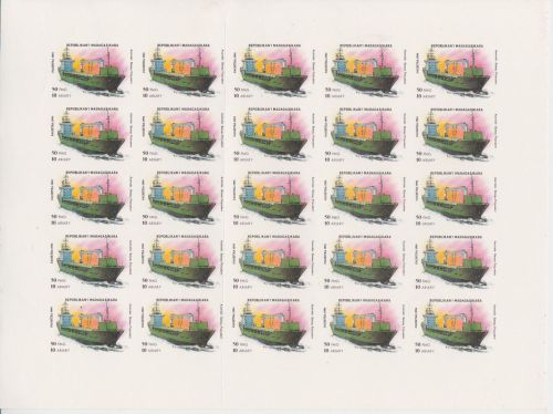 Madagaskar 1753 B postfr./mnh Schiffe ships 1994 ungez.IMPERF.