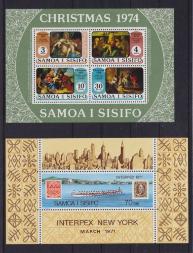 Samoa 25 postfr. Blöcke aus 1971/1986 Michel 99 €