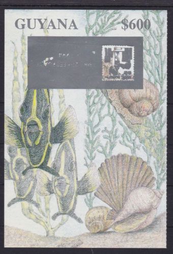 Guyana Block 390 postfr./mnh Tiere animals 1994 SILBER PROOF