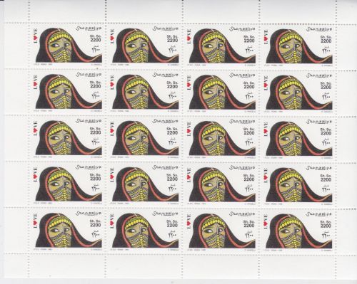 Somalia 774/775 postfr./mnh Grußmarken 1999