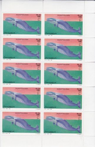 Somalia 10 x 789/792 postfr./mnh Wale 1999