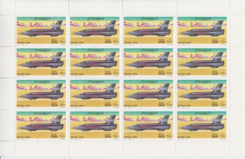 Somalia 860/862 postfr./mnh Raketenautos 2001