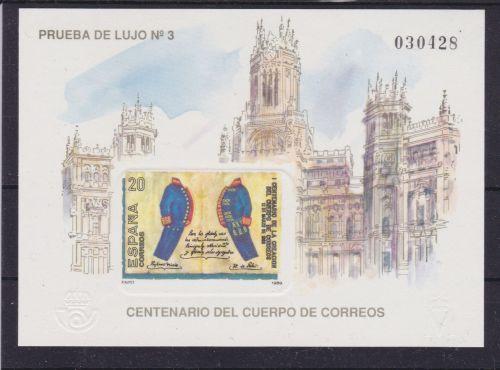 Spanien 2879 postfr. Postverwaltung Sonderdruck Prueba 1989