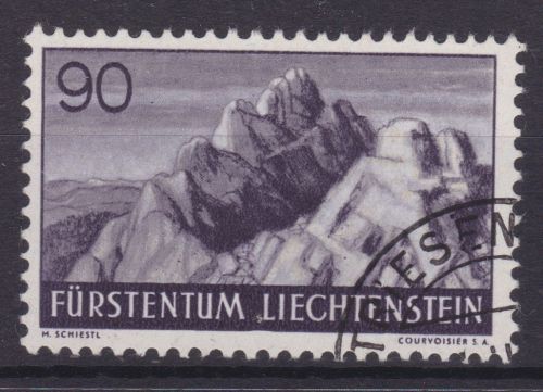 Liechtenstein 166 gest. Freimarken 1937