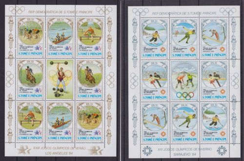 Sao Tome 869/876 postfr./mnh Olympia Olympics 1984
