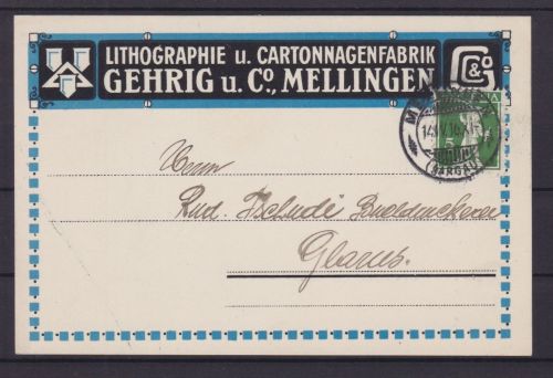 Schweiz dekorative Werbekarte Lithographie u. Cartonagenfabrik, Mellingen 1916