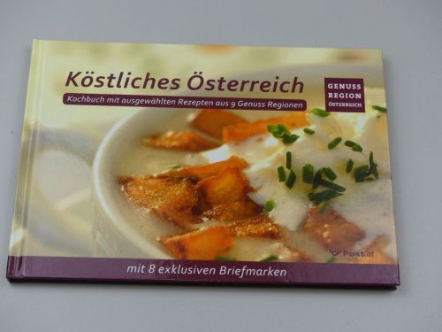 Österreich Briefmarkenbuch Köstliches Österreich