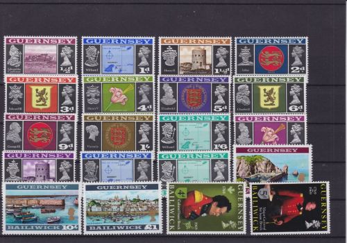 Guernsey 1969/1971 postfr. komplett Michel 163 €