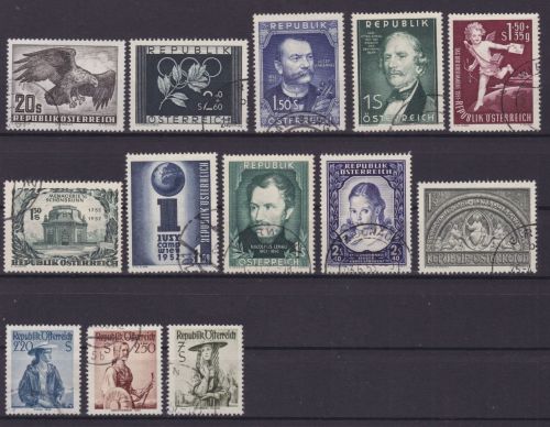Österreich Jahrgang 1952 gest. komplett