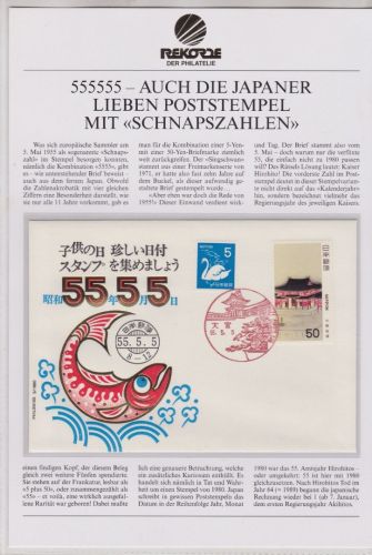 Japan Sonderbeleg 55.5.5
