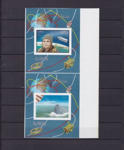Ajman Block 69+141 postfr./mnh Apollo Space Gagarin 1968/1969 PROOF