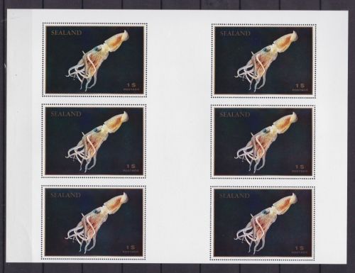 Sealand ZD-Bogen postfr./mnh Tiere animals Kalmar