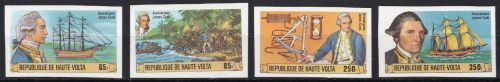 Obervolta 719/722 postfr./mnh James Cook Schiffe ships ungez.IMPERF.