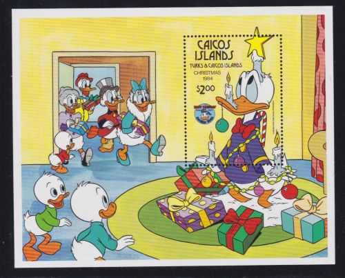 Caicos Isl. Block 7 postfr./mnh Walt Disney