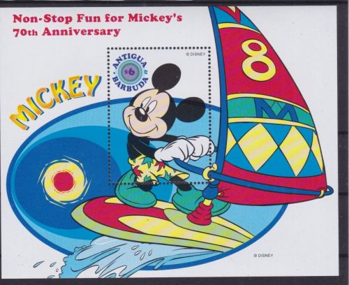 Antigua & Barbuda Block 417 postfr./mnh Walt Disney