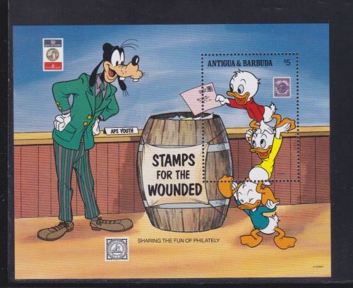 Antigua & Barbuda Block 165 postfr./mnh Walt Disney