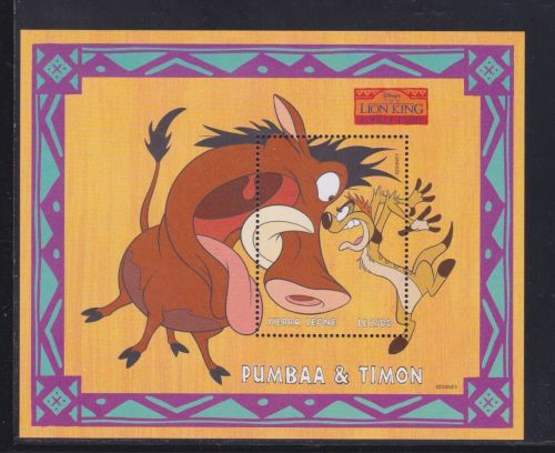 Sierra Leone Block 392 postfr./mnh Walt Disney