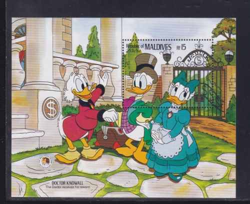 Malediven Block 115 postfr./mnh Walt Disney