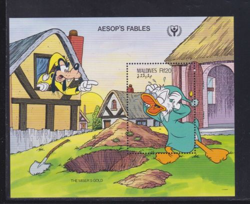 Malediven Block 178 postfr./mnh Walt Disney