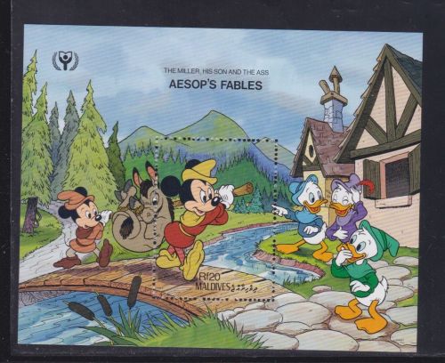 Malediven Block 177 postfr./mnh Walt Disney