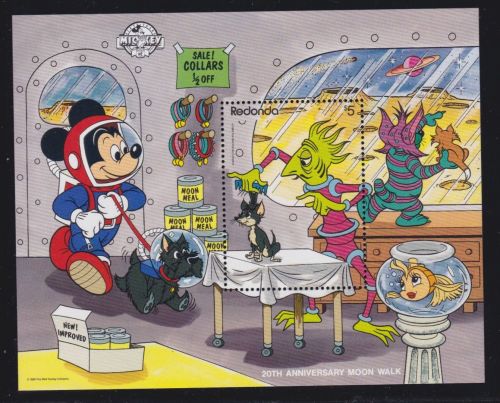 Redonda Block 54 postfr./mnh Walt Disney
