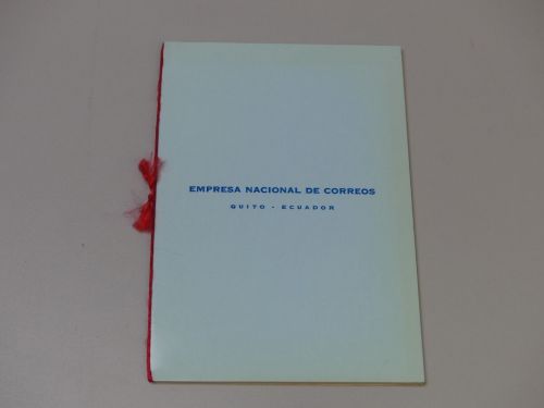 Ecuador Ministerbuch zum Weltpostkongress 1979