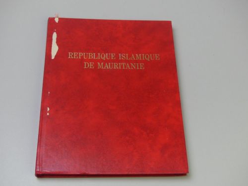 Mauretanien Ministerbuch zum Weltpostkongress 1979