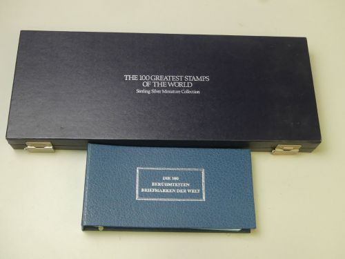 Die 100 berühmtesten Briefmarken der Welt in Sterling Silver