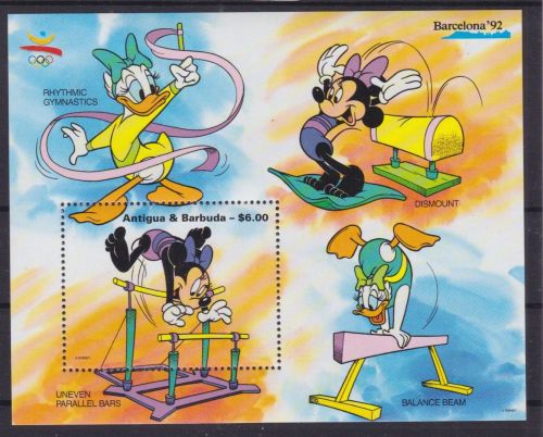 Antigua & Barbuda Block 227 postfr./mnh Walt Disney