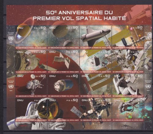 Vereinte Nationen Genf 751/756 postfr./mnh Weltraum Space 2011