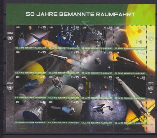 Vereinte Nationen Wien 699/714 postfr./mnh Weltraum Space 2011