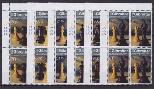 Gibraltar 2049/2054 postfr./mnh Schach chess 2022
