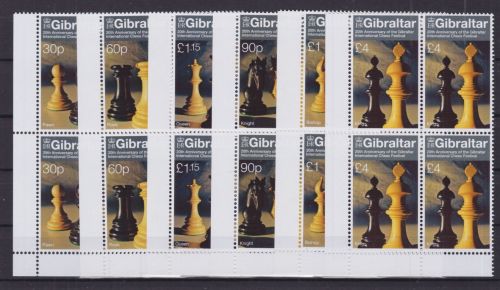 Gibraltar 2049/2054 postfr./mnh Schach chess 2022