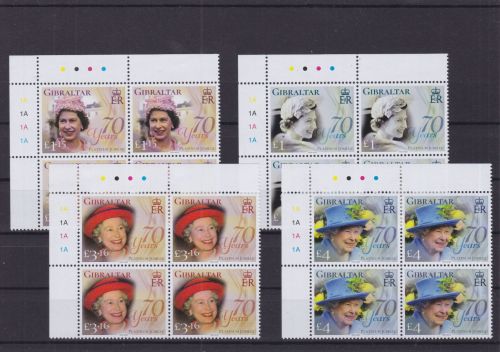 Gibraltar 2044/2047 postfr./mnh Queen Elizabeth 2002