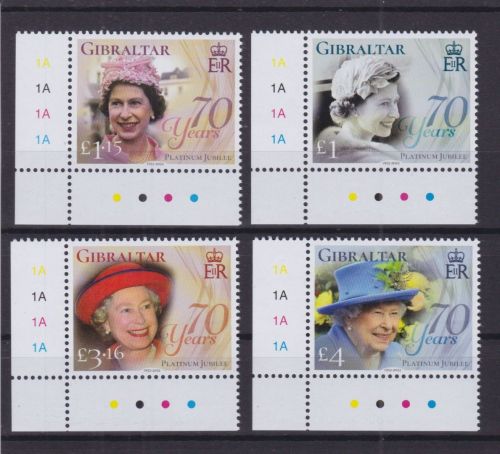 Gibraltar 2044/2047 postfr./mnh Queen Elizabeth 2002