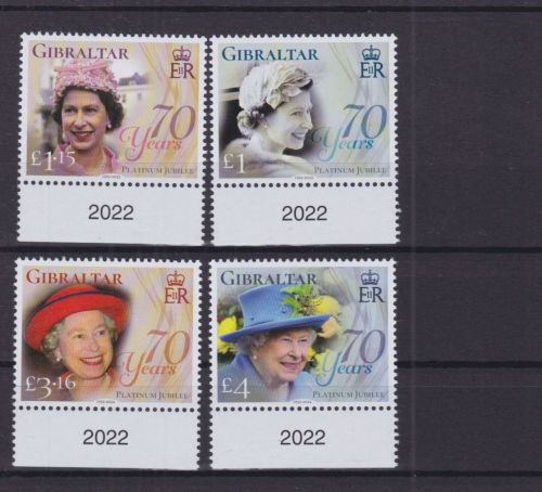 Gibraltar 2044/2047 postfr./mnh Queen Elizabeth 2002