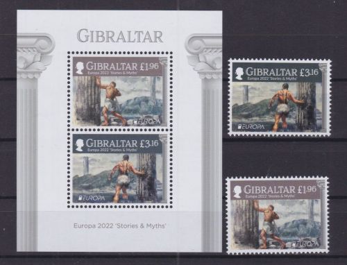 Gibraltar 2042/2043 postfr./mnh Europa CEPT 2022
