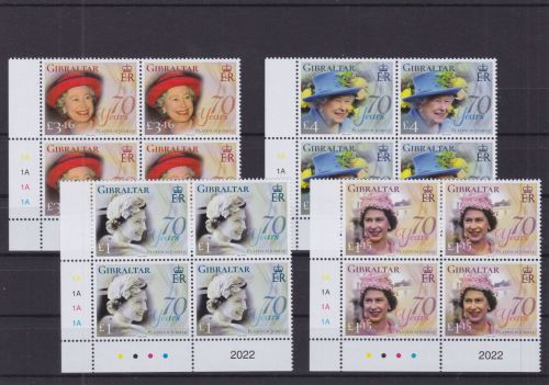 Gibraltar 2044/2047 postfr./mnh Queen Elizabeth 2002