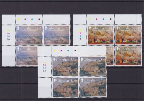 Gibraltar 2060/2062 postfr./mnh Gemälde paintings 2022