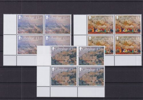 Gibraltar 2060/2062 postfr./mnh Gemälde paintings 2022