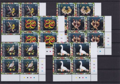 Gibraltar 2064/2069 postfr./mnh Weihnachten Vögel birds 2022
