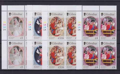 Gibraltar 2008/2011 postfr./mnh Prinz William & Kate 2021