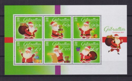 Gibraltar Block 149 postfr./mnh Weihnachten 2021