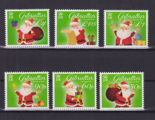 Gibraltar 2026/2031 postfr./mnh Weihnachten 2021