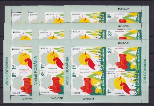 Rumänien 10 x Block 529 II postfr./mnh Europa CEPT 2012 Michel 130 €