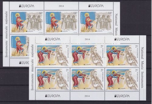 Rumänien 6812/6813 postfr./mnh Volksmusik 2014