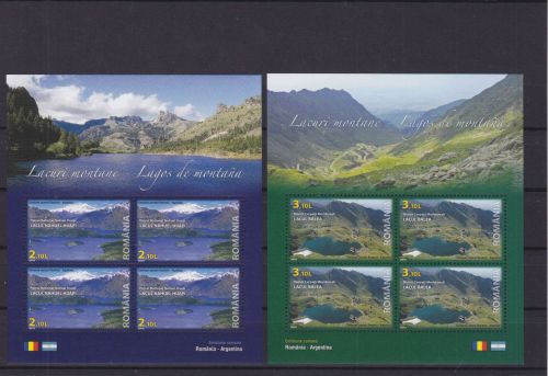 Rumänien Block 475/476 postfr./mnh Bergsee 2010