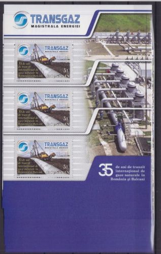Rumänien 10 x Block 453 postfr./mnh Erdgas 2009