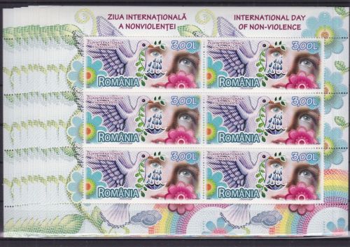 Rumänien 10 x 6398 postfr./mnh Gewalt 2009