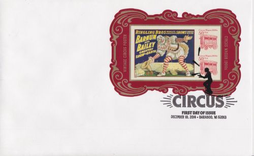 USA Block 66 BB FDC Zirkusplakate 2014